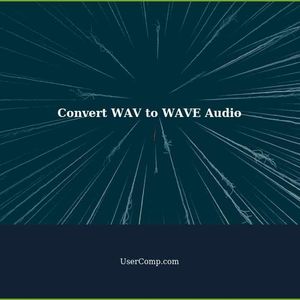 How to Convert WAV to WAVE Audio IEEE Float Stereo 44100 Hz
