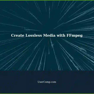 Create Visually Lossless Images and Videos with Undetectable Differences using FFmpeg