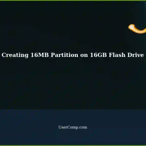 Creating a 16MB Partition on a 16GB Flash Drive: A Comprehensive Guide