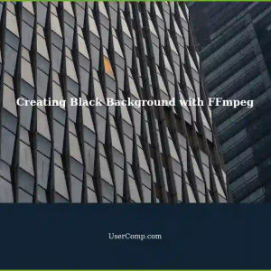 Creating a Black Background Image (1920x1080) with FFmpeg