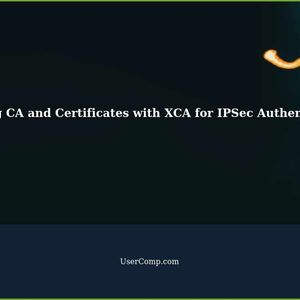 How to create CA + 2 Certificates with XCA - For Host-to-Host IPSec authentication (no AD)