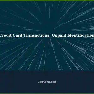 Credit Card Transaction Report: Identifying Unpaid Transactions