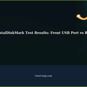 Why CrystalDiskMark Shows Different Test Results for Front USB Port Compared to Rear