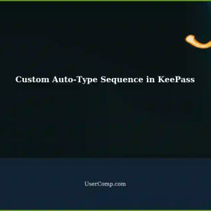 Adding a Custom Auto-Type Sequence in KeePass