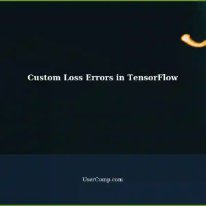 Solving Custom Loss Errors in TensorFlow Object Detection