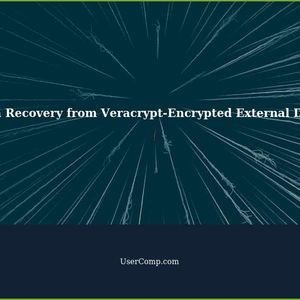 Data Recovery from Veracrypt-Encrypted External Drive After Power Fluctuation