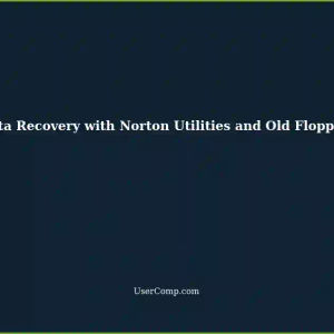 Data Recovery with Norton Utilities and Old Floppies: A Guide