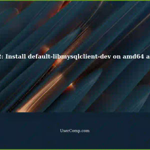 Installing default-libmysqlclient-dev on Debian 12 for amd64 and arm64 architectures