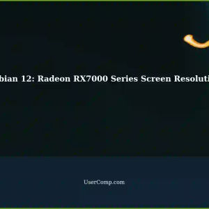 Debian 12: Setting Up Screen Resolution for Radeon RX7000 Series Graphics Card