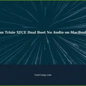 Dual Booting Debian Trixie XFCE on MacBook Pro (2019) Intel CPU T2 chip: No Audio