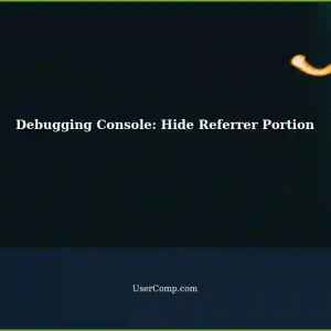 Getting Rid of Debugger Referrer Portion in Chrome Console: A Step-by-Step Guide