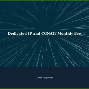 Dedicated IP Behind CGNAT: Unexpected Monthly Fee