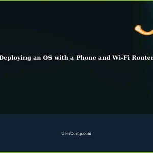 How to Deploy an OS with a Phone Connected to a Wi-Fi Router