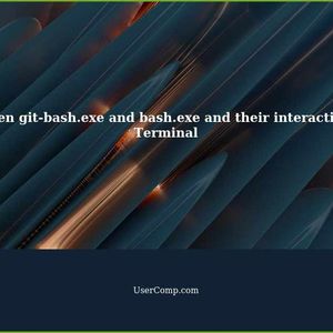 What's the difference between git-bash.exe and bash.exe and how they interact with Windows Terminal?