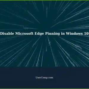 Preventing Microsoft Edge from Automatically Pinning to the Taskbar in Windows 10