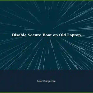 Unable to Access BIOS to Disable Secure Boot on Old School Laptop