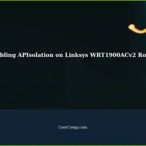 Disabling APIsolation on Linksys WRT1900ACv2 Router: Stock Firmware LAN Wi-Fi Device Connectivity
