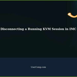 Disconnecting a Running KVM Session in Intel Manageability Commander