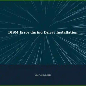 DISM Command Reporting Error: Cant Find File During Manual Driver Installation