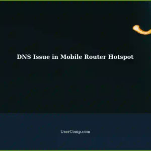 DNS Resolution Issue with Free Hotspot via Mobile Router: 'No address associated with hostname'