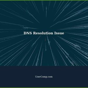 Unable to resolve DNS manually