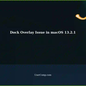 Fixing Dock Menu Not Overlaying Windows in macOS 13.2.1