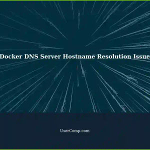 Docker: DNS Server Container Cannot Resolve Hostnames Defined in DNS Server Container