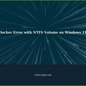 Docker Installation Error with Mounted NTFS Volume on Windows 11