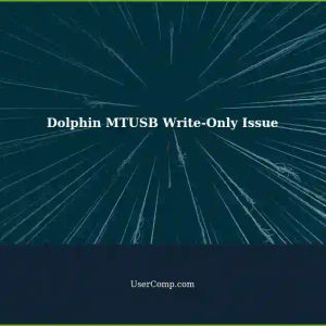 Dolphin MTUSB Stick: Write-Only Issue when Mounting in Fat32 Format