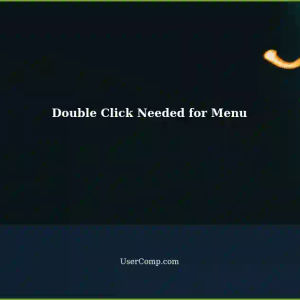 Double Click Required to Show Hamburger Menu - A Common Problem
