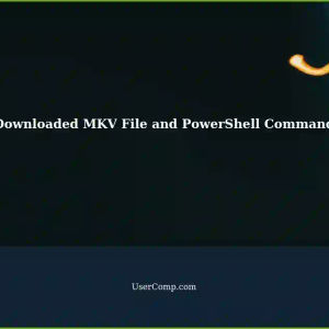 Downloaded MKV File Shows Priorities with Shortcut: Interpreting Intended PowerShell Command