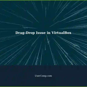 Cant' Drag-Drop: Windows 11 Host to Ubuntu 23.04 VirtualBox Machine