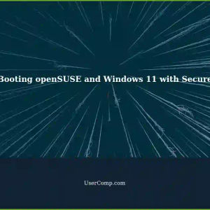 Dual-Booting openSUSE Tumbleweed and Windows 11 with Secure Boot