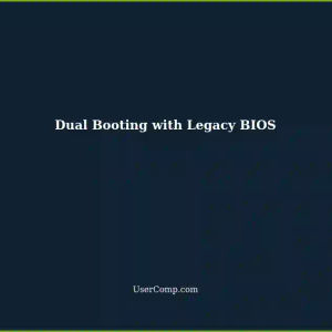 Dual Booting: Can I Enter Legacy BIOS Directly to Use GRUB?