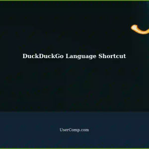 Using DuckDuckGo's Keyboard Shortcut to Change Search Query Language