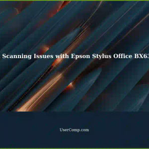 Troubleshooting Duplex Scanning on Epson Stylus Office BX635FWD