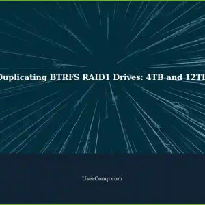 The Fastest Way to Duplicate BTRFS RAID1 Drives (99% Full 4TB and 12TB)