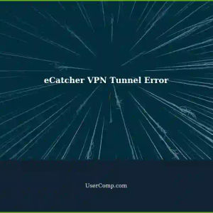 eCatcher Session Error: VPN Tunnel with Talk2m-eCatcher Not Found