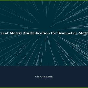 Efficient Matrix Multiplication for Symmetric Matrices