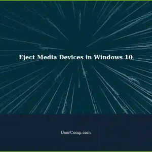 Safely Eject Media Devices in Windows 10: 'Choose Devices' Menu