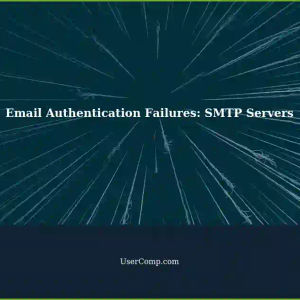 Sending Emails: Troubleshooting Authentication Failures with SMTP Servers