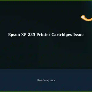 Epson XP-235 Printer: Cartridges Stuck Far Left Side on Kubuntu