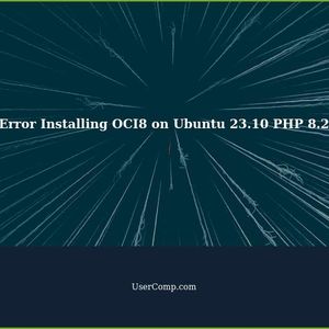 Error Installing OCI8 on Ubuntu 23.10 PHP 8.2
