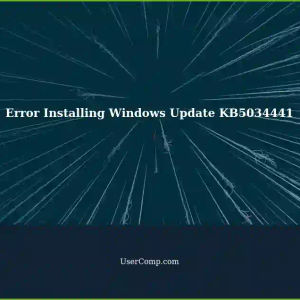 Error Installing KB5034441: Changing Recovery Partition Starting Offset Order