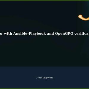 Error after executing Ansible-Playbook command related to OpenGPG verification