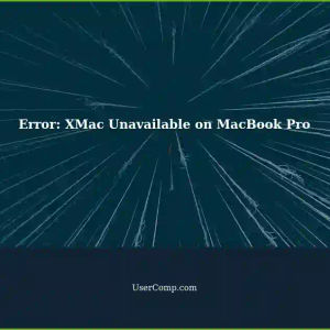 Error: App Not Available - XMac on MacBook Pro (16-inch, 2019) with macOS 14.5