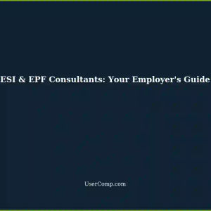 ESI & EPF Consultants: A Comprehensive Guide for Employers