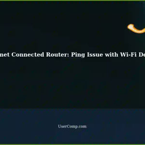 PC Connected to Router (Fiberhome HG6245D) via RJ-45 Ethernet Cannot Ping Devices Connected Router via Wi-Fi