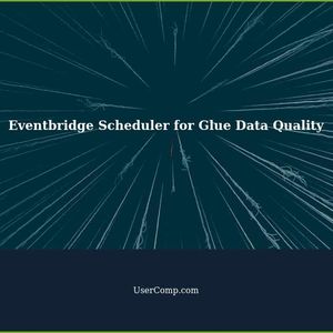 Creating AWS CDK Eventbridge Scheduler for Glue Data Quality Ruleset Runs