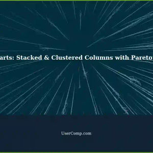 Combining Stacked and Clustered Columns in Excel Charts: A Pareto Analysis Example